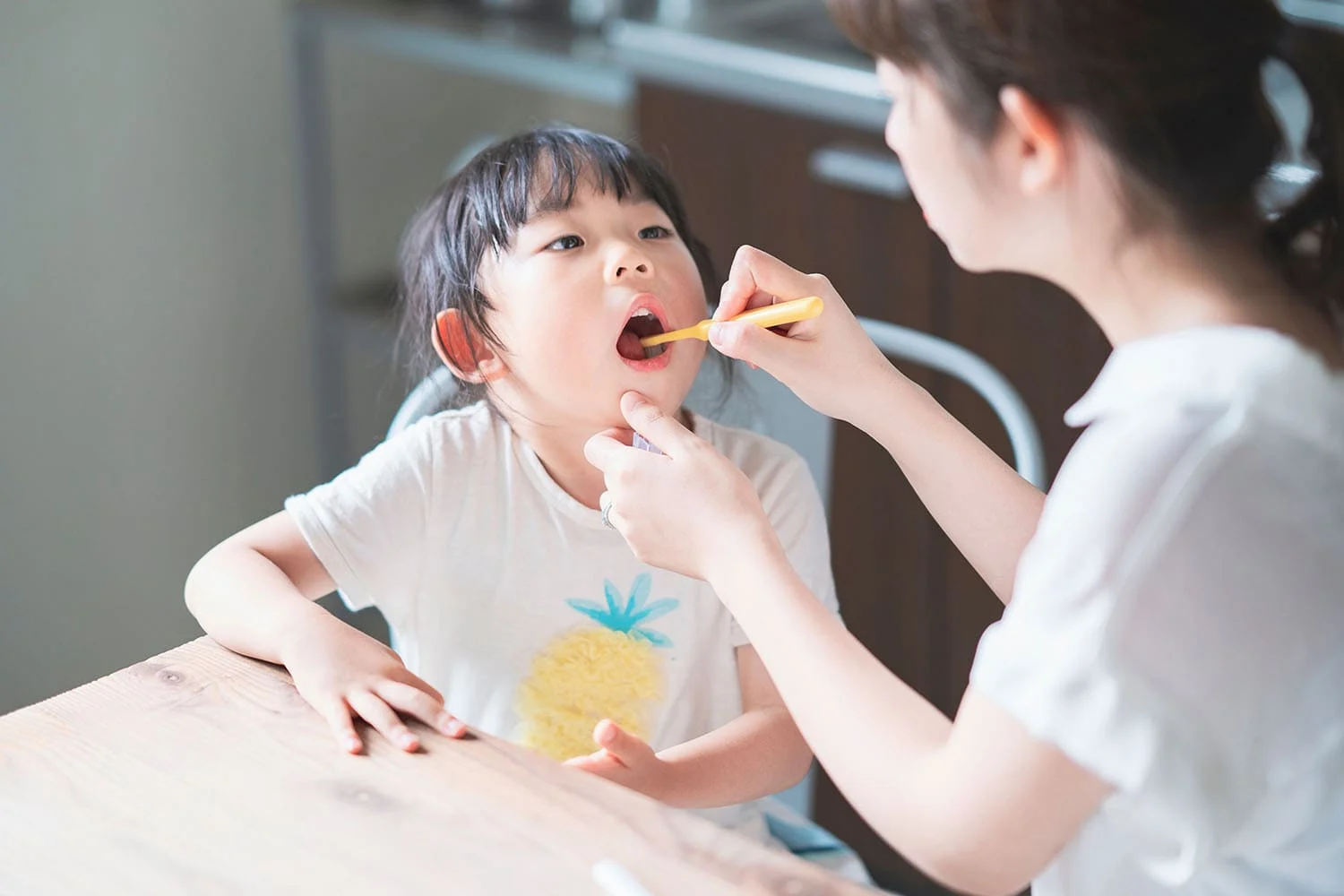 仕上げ磨き指導と親子での予防歯科